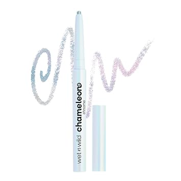 wet n wild Delineador de Ojos Cromado Camaleón, Impermeable y a Prueba de Manchas, Cambio de Color Multicromo, Uso Duradero de 18 Horas, Libre de Crueldad Animal y Vegano - Prisma Eléctrico