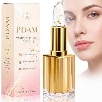 Kivora Lápiz labial que cambia de color, hidratante de larga duración Kivora Signature con acabado a prueba de transferencia, color adaptable a la piel, regalo ideal para vacaciones (paquete de 1)
