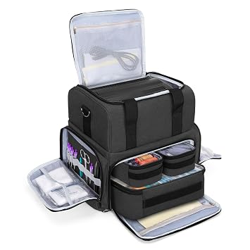 BAFASO Estuche grande para tatuajes con 3 bolsas interiores extraíbles