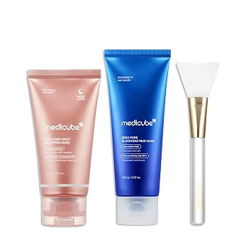 medicube Máscara viral coreana Duo - Máscara de envoltura de colágeno