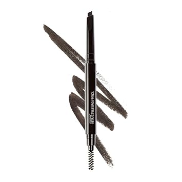 wet n wild Lápiz delineador de cejas retráctil Ultimate, marrón oscuro, de doble cara, punta fina, da forma, define, rellena las cejas Maquillaje
