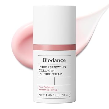 BIODANCE Crema de péptidos de colágeno que perfecciona los poros, hidratante, regordecedora, cuidado de los poros, hidratante facial reafirmante, cuidado de la piel coreano, regalos de cuidado personal para mujeres | 1.69 onzas líquidas