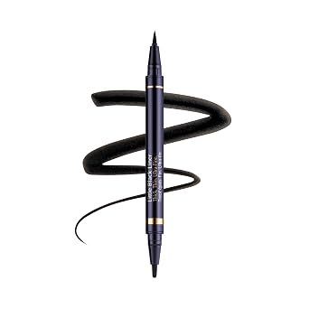 Estée Lauder Pequeño forro negro grueso. Delgado. Ultrafino. Delineador de ojos líquido impermeable