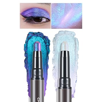 CHARMACY Multichrome Sombra de Ojos en Crema 2 en 1, Barra de Maquillaje Iluminador Resaltador de Ojos Impermeable, Alta Pigmentación, A Prueba de Manchas, Vegano y Libre de Crueldad (#904)