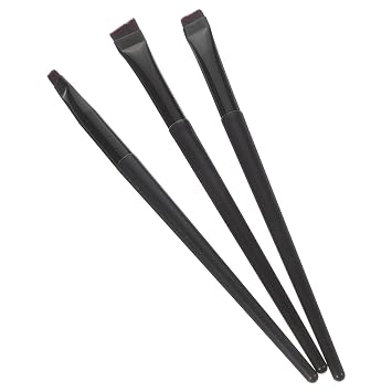 GALPADA Brocha cosmética en ángulo de doble uso para delineador de ojos y maquillaje de cejas y fácil de usar y diseñar para entusiastas del maquillaje y profesionales
