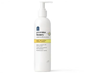 ECZEMA HONEY Limpiador facial de avena, lavado facial natural (6 onzas)