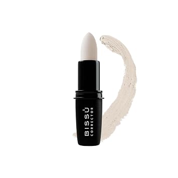 Bissú Corrector de barra - 15 tonos versátiles, acabado natural, contorneado, resaltado, fácil aplicación, 4,7 grms (blanco, palo)