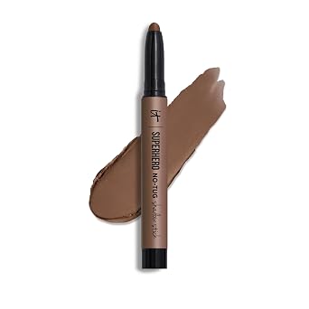 IT Cosmetics Superhero Delineador de ojos en barra resistente al agua de larga duración, mezclable en crema con imprimación incorporada, adecuado para ojos sensibles 1.4 g