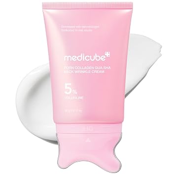 medicube PDRN Colágeno Gua Sha Crema para las arrugas del cuello