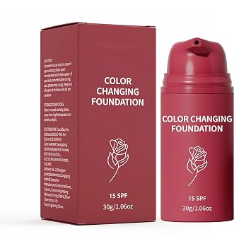 Base coreana que cambia de color, ajusta automáticamente la aplicación de maquillaje que cambia de color para piel madura. 1.06 onzas líquidas