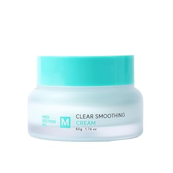 MEDI SECTION NO.M Korean Pore Smoothing Cream 50g (1.7 fl oz) – Niacinamide 2% + Ceramide NP, 7-Type Hyaluronic Acid, Lightweight Gel Cream for Oily and Sensitive Skin