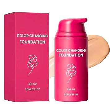Base coreana que cambia de color, ajusta la base para piel madura, se adapta al tono de piel automáticamente, oculta líneas finas e imperfecciones, refina los poros, hidratación profunda