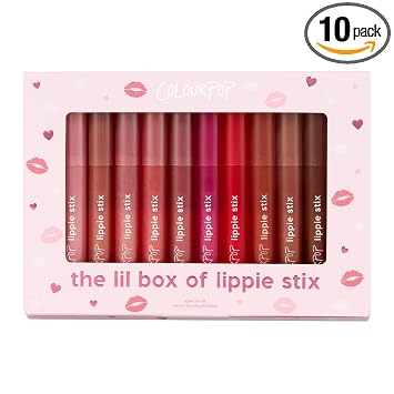ColourPop Lil Box of Lippie Stix Vault, 10 unidades