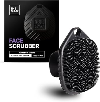 The Man - Limpiador facial de silicona para hombres, cepillo de limpieza