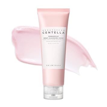 SKIN1004 Hudson's Pick - Espuma limpiadora profunda poremizante, removedor de maquillaje, limpiador facial coreano con sal rosa del Himalaya y centella para limpieza facial de poros, cuidado de la