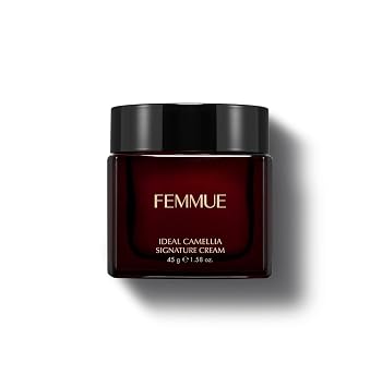 FEMMUE Ideal Camellia Signature Cream (1.58 oz) | Hidratante facial con aceite de semilla de camelia, para nutrir la piel seca y dañada, cuidado de la piel coreano