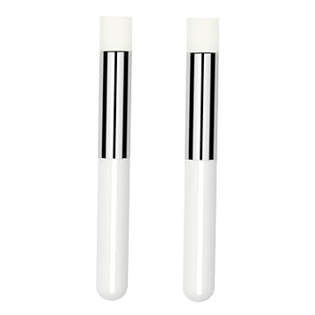 Happyyami 2 brochas correctoras para mujer, cepillo de manchas de maquillaje, para difuminar los labios para máscara para mujeres