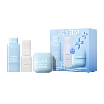 LANEIGE Crema Hidratante Water Bank Azul con Ácido Hialurónico: Crema facial coreana hidratante con escualano y ceramida para el soporte de la barrera de la piel, probada por dermatólogos