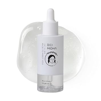 MIDHA - Suero de arroz, 1.69fl.oz/1.7 fl oz, hidratación profunda, soporte de barrera cutánea, ligero, humedad, radiante, cuidado de la humedad de larga duración, apariencia equilibrada de la piel, nutritiva, cuidado de la piel coreano