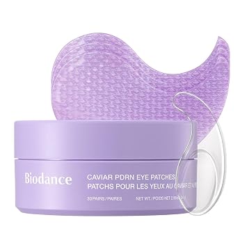 BIODANCE Parches de hidrogel para ojos debajo de los ojos, caviar PDRN, deshinchamiento y bolsas para los ojos (60 unidades)