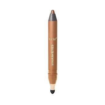 tarte smolderEYES - Maquillaje impermeable multiusos que se dobla como delineador de ojos y sombra de ojos en crema con aplicador difuminador, mezclable Lazy Girl Hack, vegano y libre de crueldad