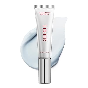 TIRTIR Imprimación Flawless Pore Prep | Primación de K-Beauty refrescante para el cuidado de la piel, infundida para el cuidado de la piel, suave y de tono uniforme, no pegajosa de larga duración