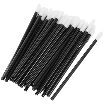 200pcs Disposable Lipstick Brushes Mini Portable Plastic Lip Balm Applicators for Makeup Lip Gloss and Mask Application
