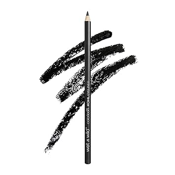 Wet n Wild: Lápiz delineador de ojos Color Icon Kohl, color negro, de larga duración, altamente pigmentado, no se corre, se desliza suavemente, delineador para maquillaje, Baby's Got Black