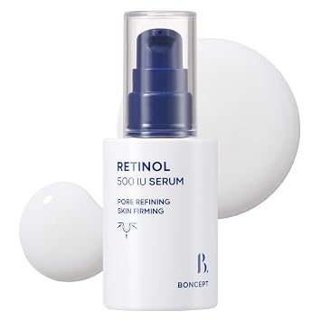Retinol 500 UI Serum para la cara, reafirmante de la piel 1.01 fl oz/30 ml