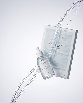 Máscara de hoja de equilibrio de humedad 10EA – Máscara facial coreana, esencia no pegajosa y suero de equilibrio de humedad – Hidratante, esencia de Corea calmante, ácido hialurónico y PHA, pH