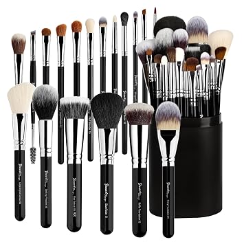 Bueart Design Juego de brochas de maquillaje profesional de 19 piezas con