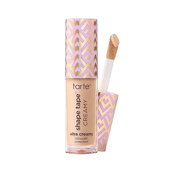 tarte shape tape corrector cremoso – Cobertura completa, hidratante, fórmula de acabado mate natural para debajo de los ojos, ojeras, líneas finas, enrojecimiento, dermatológicamente probado, vegano