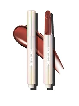 SHEGLAM PoutPerfect Brillo Labial Sólido Hidratante Lápiz Labial no Pegajoso con Aceite de Coco - Beso Sepia