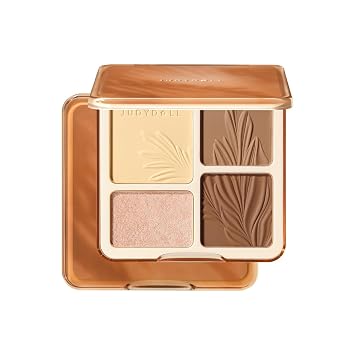 JUDYDOLL Paleta de contornos Highlighter Maquillaje coreano (06 Sun Tan)