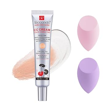 Base de maquillaje CC correctora de color, corrector de poros invisibles