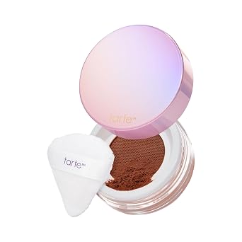 tarte Polvo fijador sin arrugas – Polvo facial presionado y suelto, fórmula ligera que absorbe el aceite para un acabado duradero, vegano y libre de crueldad