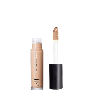 e.l.f. 16HR - Corrector de camuflaje, cobertura completa, acabado mate debajo de los ojos y corrector de manchas, fórmula hidratante, resistente a las arrugas de 16 horas, color beige claro
