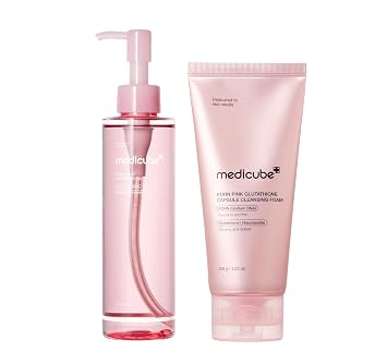 medicube PDRN Deep Cleansing Duo - Limpiador de cápsulas y aceite limpiador PDRN