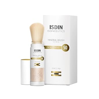 ISDIN cepillo mineral polvo contaminación azul luz protección 0.14 oz