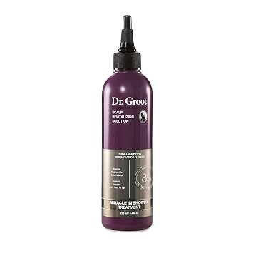 Dr. Groot Miracle in Shower - Tratamiento hidratante para la pérdida del cabello, enjuague coreano con aceite de romero, solución revitalizante para el cuero cabelludo, sin sulfatos, aroma a romero