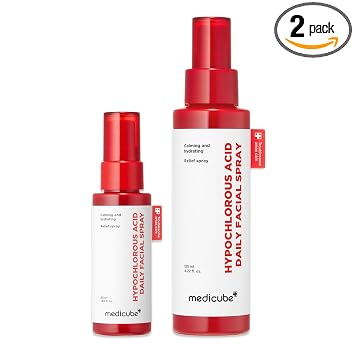 medicube Power Soothing Spray Duo - Conjunto completo y mini de ácido