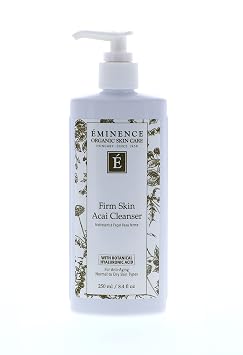 Eminence Organic Skincare Limpiador Acai de piel firme con ácido hialurónico, 8.4 onzas