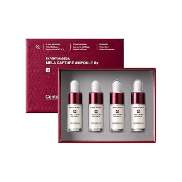 CENTELLIAN 24 Expert Ampolla (Temporada 2, 0.2fl oz x 4 pcs) - Suero coreano para la cara. Calmante, tono uniforme, piel sensible seca. TECA, Centella Asiatica, Gotu Kola