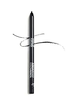 Lápiz de color Aqua Resist 01 Whatever Black by Make Up For Ever para mujeres, delineador de ojos de 0.042 onzas