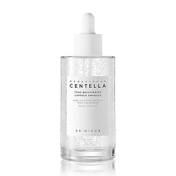 SKIN1004 Ampolla de Cápsula de Tono Iluminador de Centella de Madagascar 3.38 fl.oz (100ml) | Hidratante Calmante Iluminador | Para Piel Sensible