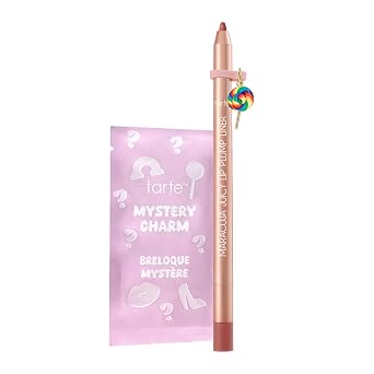 tarte Maracuja Juicy Lip Plump Liner - Delineador de labios con ácido hialurónico para hidratar los labios, efecto de relleno sin aguja, incluye encanto misterioso, vegano y libre de crueldad, tamaño