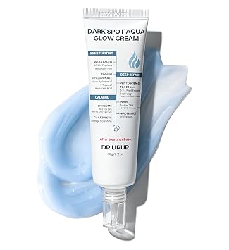 Glacier Blue Relief Cream - 99.9% guaiazuleno, hidratante facial diario para enfriamiento y enrojecimiento con PDRN, niacinamida y exosoma de centella, cuidado de la piel coreano, 2.11 onzas