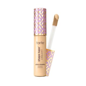 tarte shape tape corrector cremoso – Cobertura completa, hidratante, fórmula de acabado mate natural para debajo de los ojos, ojeras, líneas finas, enrojecimiento, dermatológicamente probado, vegano