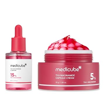 medicube TXA Duo - TXA Niacinamide Glow Serum y Cápsula Crema