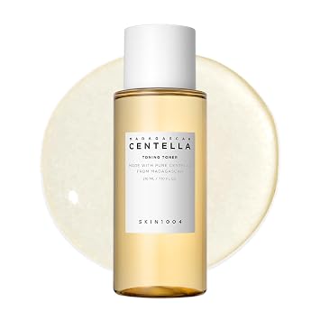 SKIN1004 Centella - Tóner tonificante de 7.10 onzas líquidas, 7.1 fl oz, tónico facial coreano con Madagascar Centella Asiática y ácido hialurónico para hidratar, calmar e hidratar, exfoliante PHA, cuidado de la piel coreano